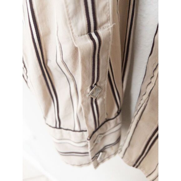 Vintage 1990’s Guess Diamond Pearl Snap Skully Style Shirt Mens XXL - Picture 8 of 14